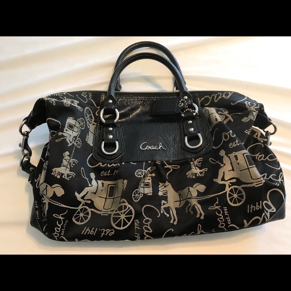 Rare Coach Horse and Carriage Purse